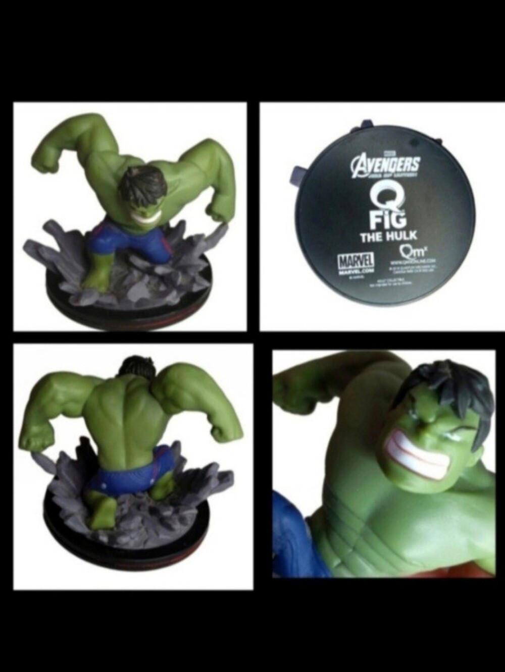 Loot Crate Q-Fig The HULK Marvel Advengers Age of Ultron Figure | EUC